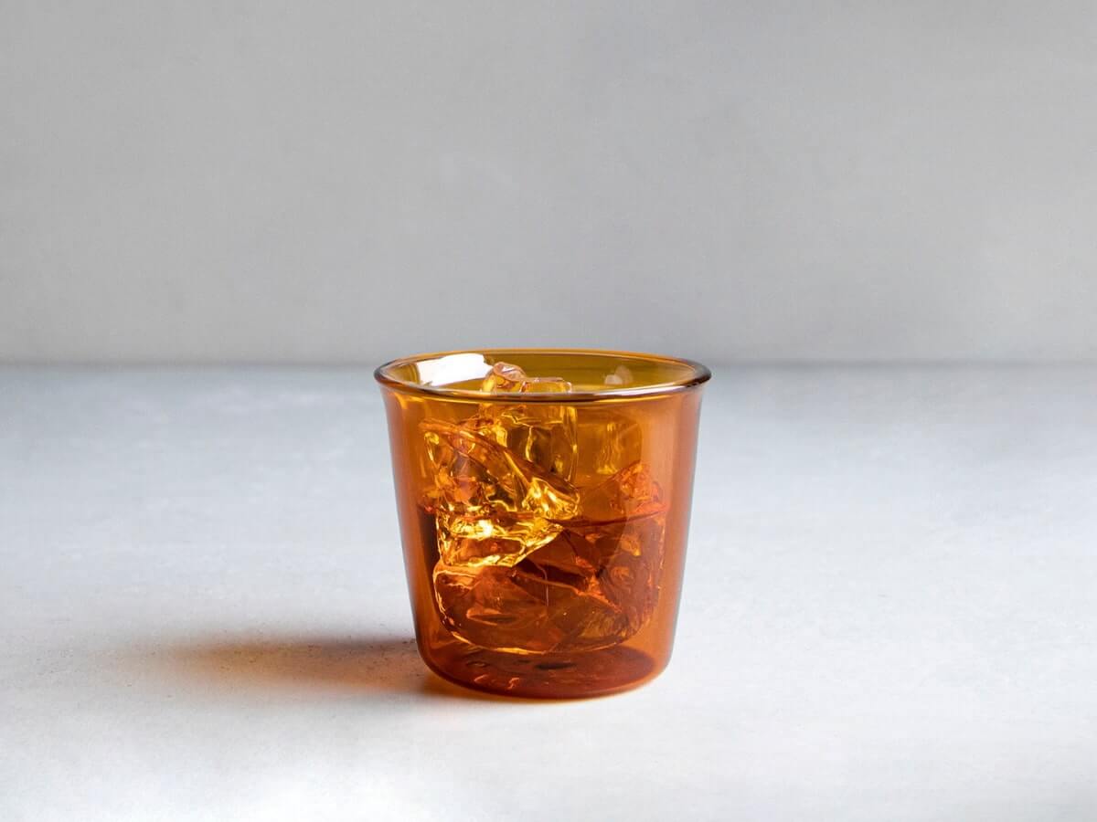 Kinto | Cast Amber Double Wall Glass