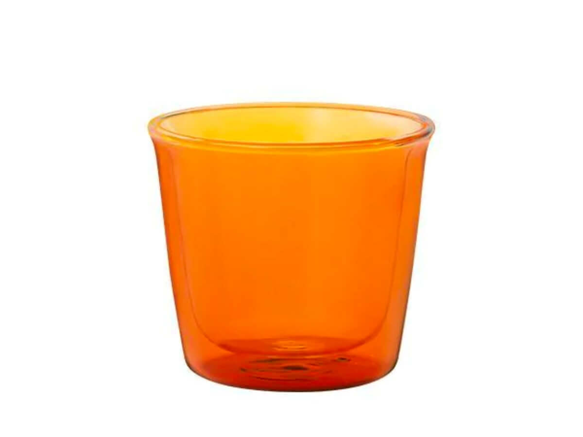 Kinto | Cast Amber Double Wall Glass