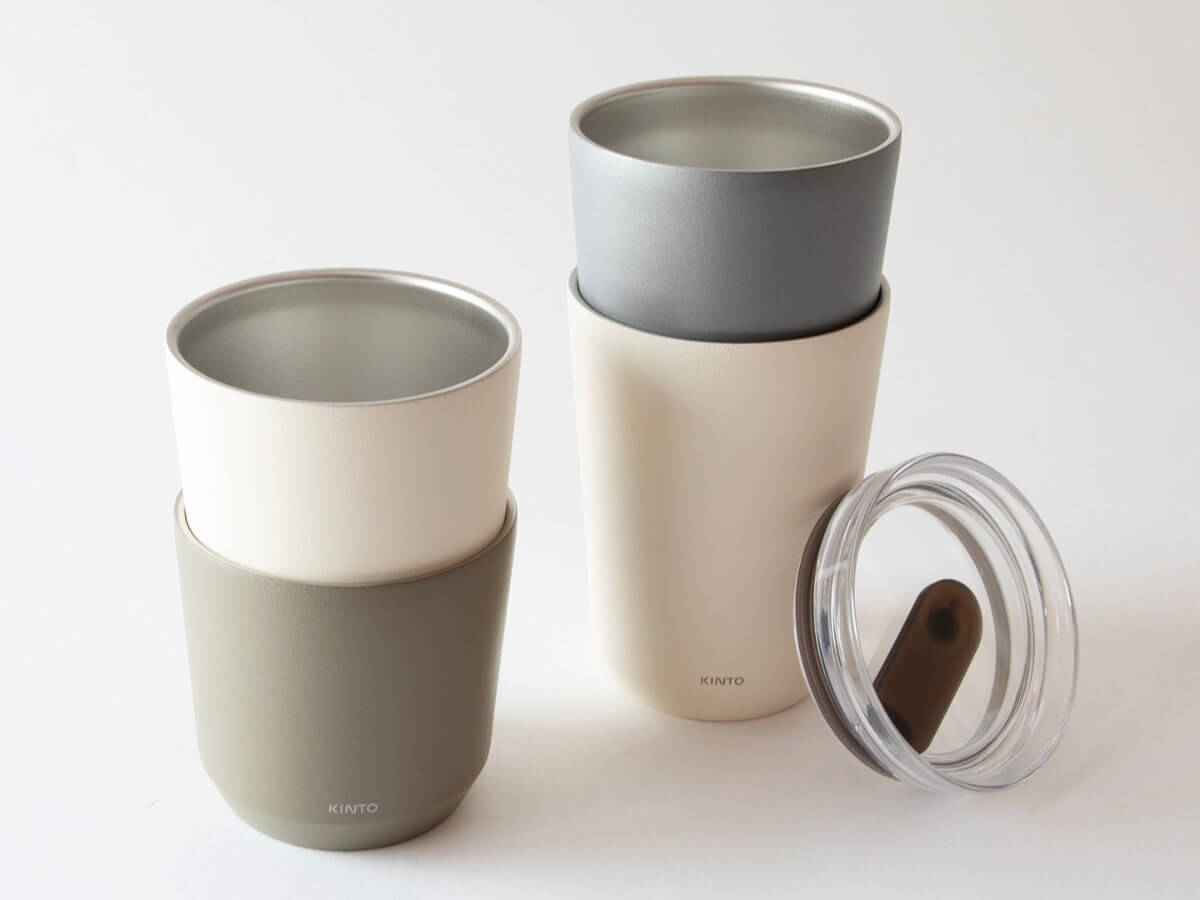 Kinto | To Go Tumbler (with plug) - Khaki