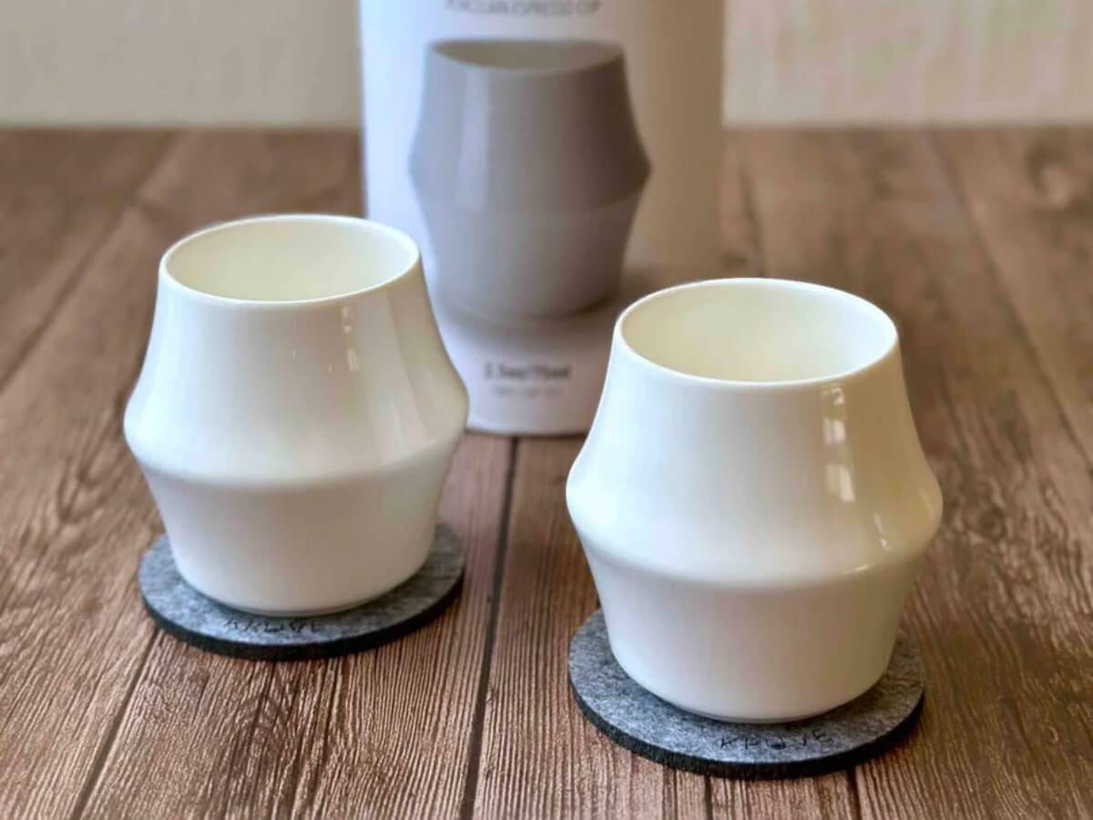 Kruve | Cascade Porcelain Espresso Cups - 2pcs