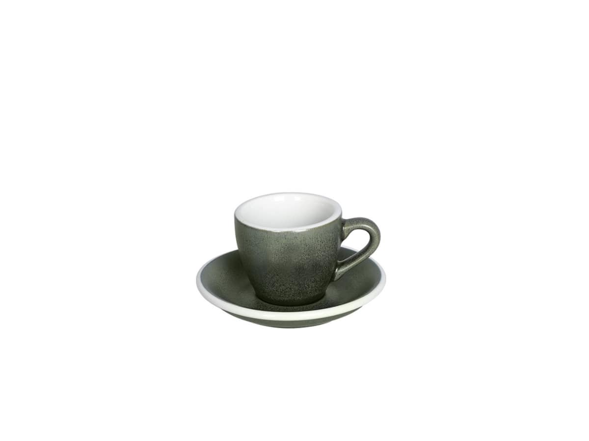 Loveramics | Egg 80ml Espresso Cup & Saucer - Mineral Colours