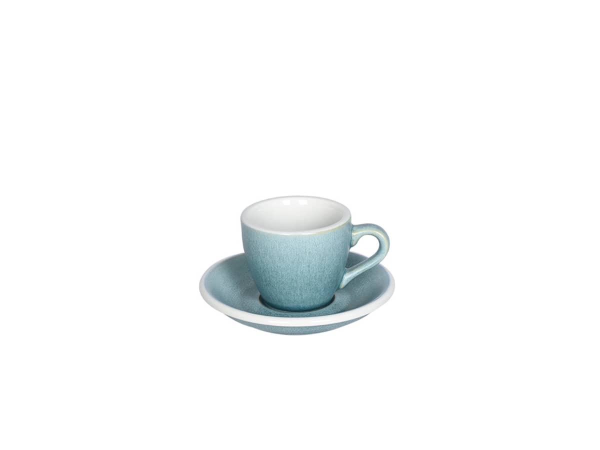 Loveramics | Egg 80ml Espresso Cup & Saucer - Mineral Colours