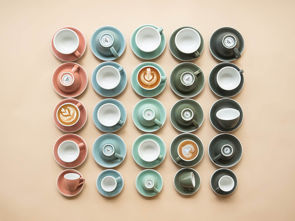 Loveramics | Egg 80ml Espresso Cup & Saucer - Mineral Colours