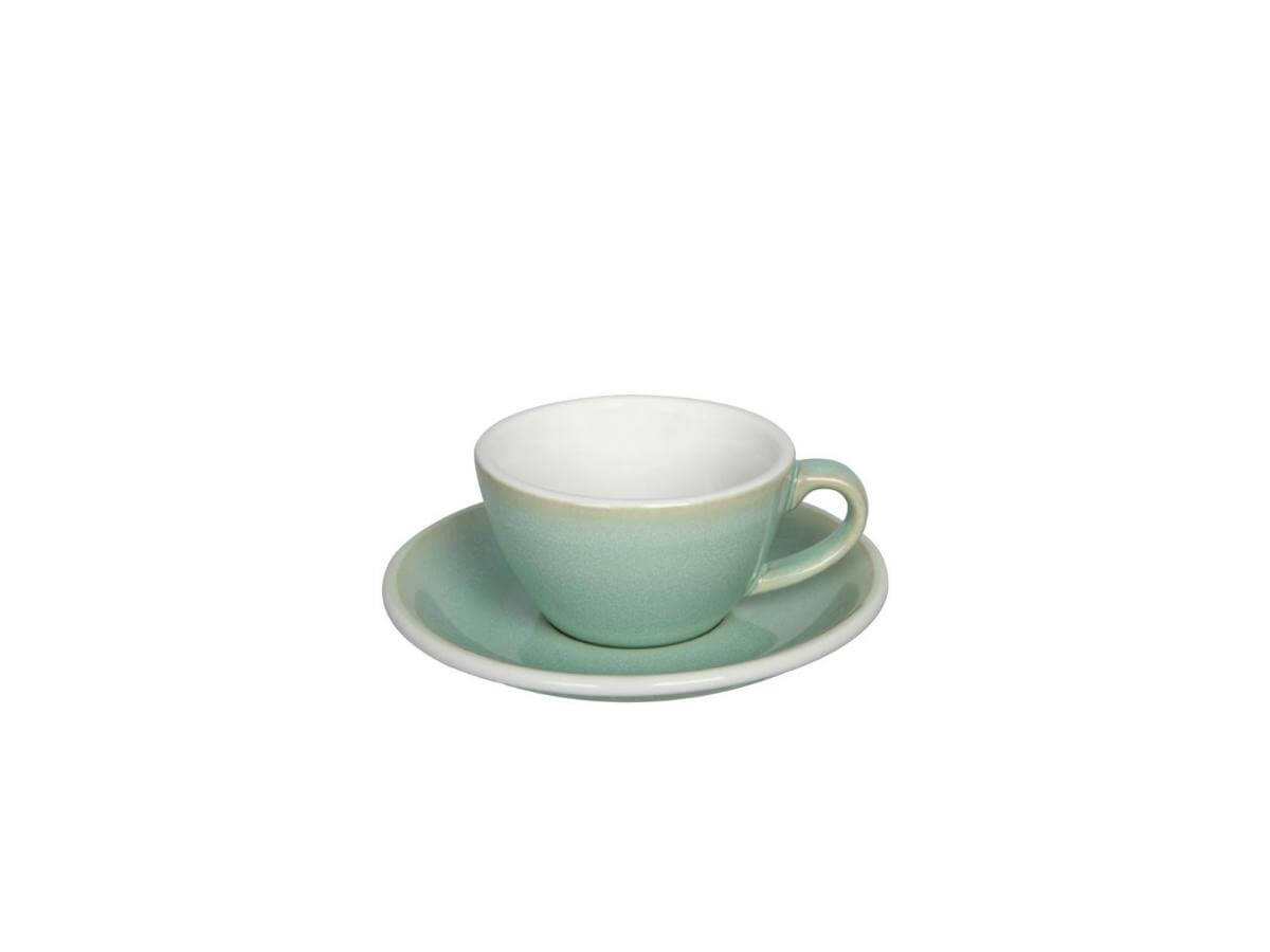 Loveramics | Egg 150ml Flat White Cup & Saucer - Potters Colours