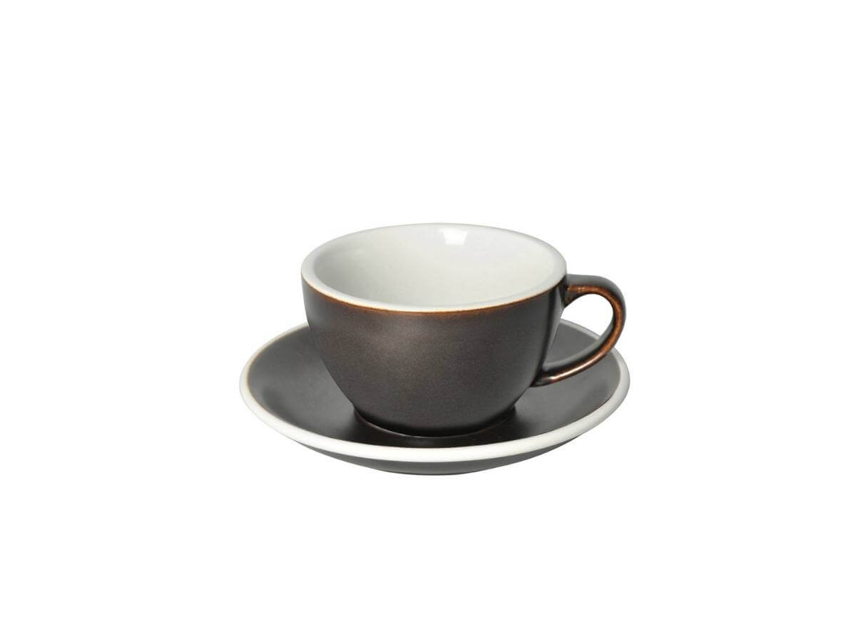 Loveramics | Egg 250ml Cappuccino Cup & Saucer - Potters Colours