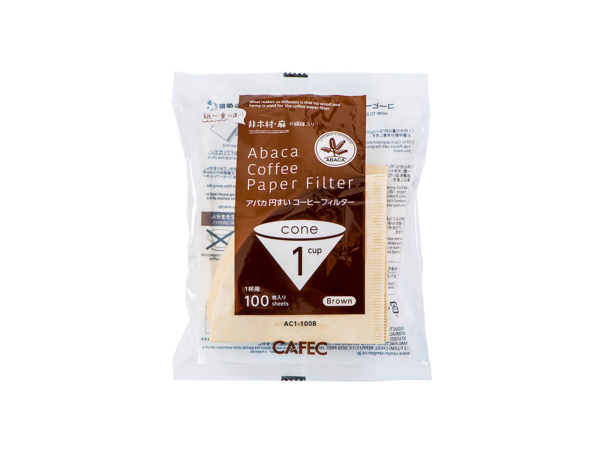 CAFEC | Abaca Conical Coffee Paper Filters (100pk)