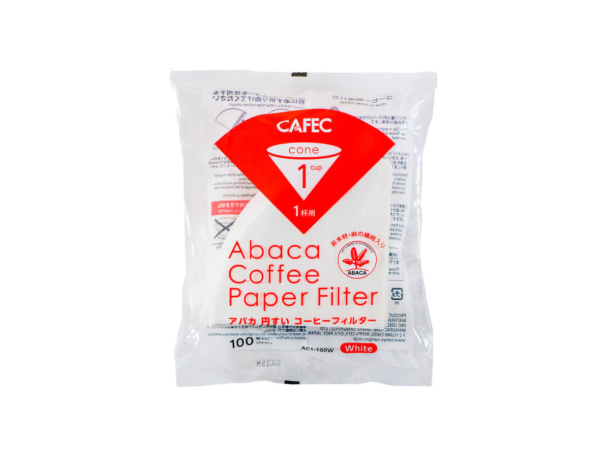 CAFEC | Abaca Conical Coffee Paper Filters (100pk)
