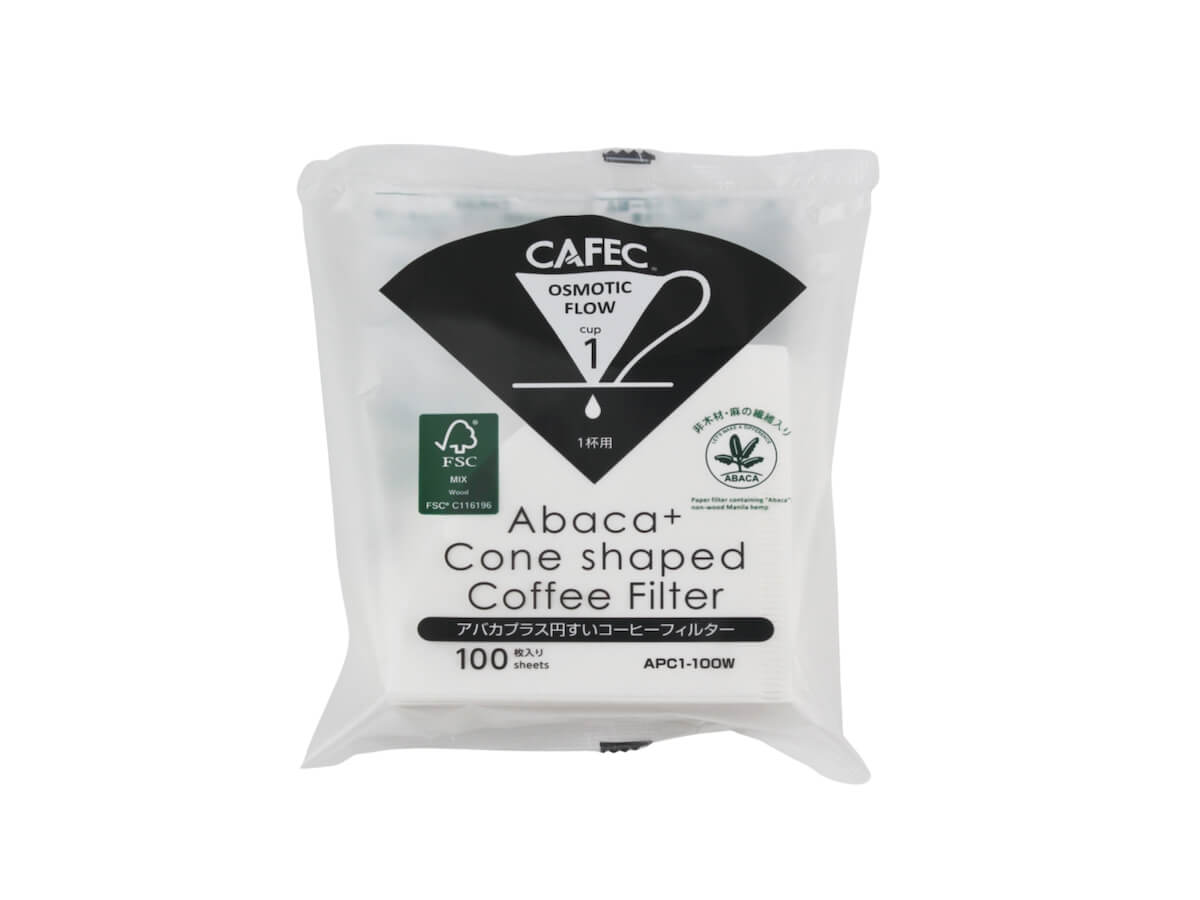 CAFEC | Abaca+ Conical Coffee Paper Filters (100pk)