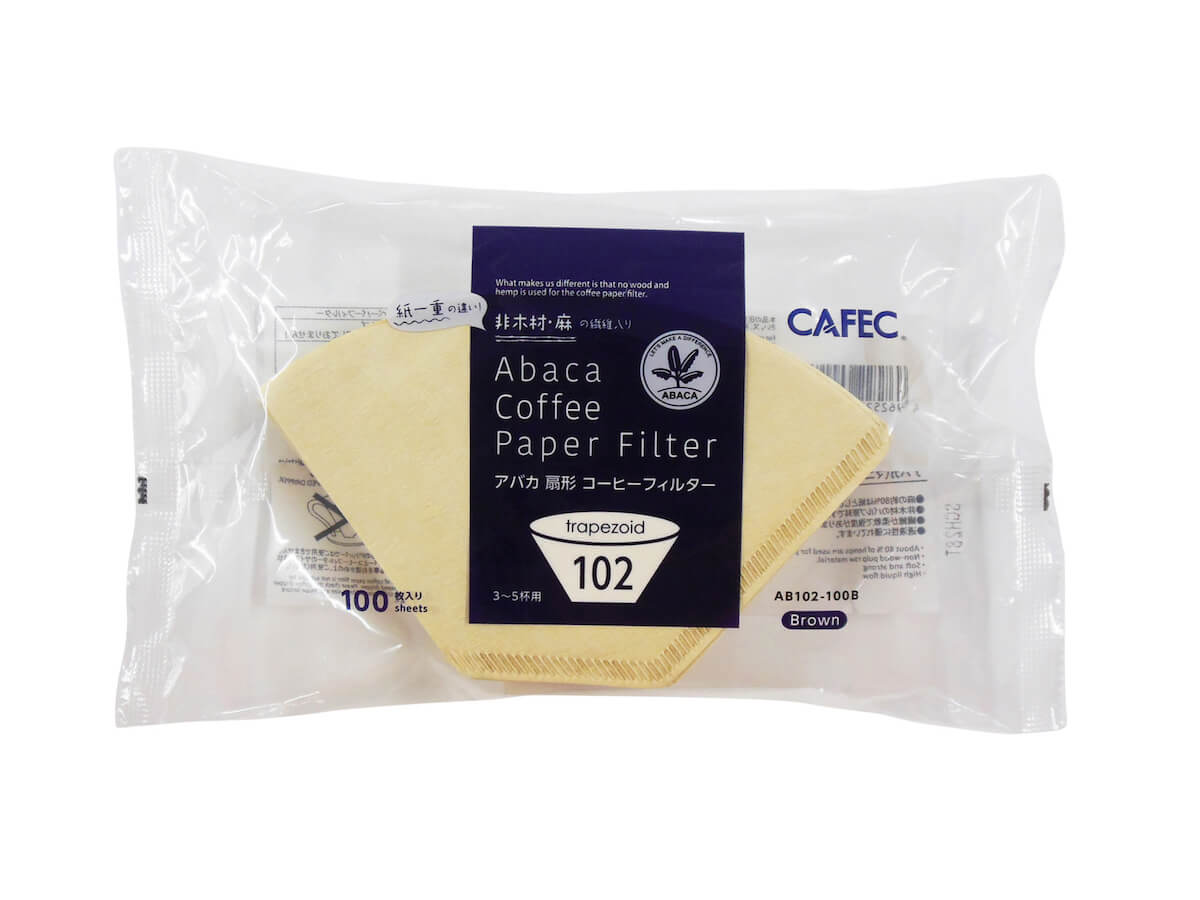 CAFEC | Abaca Trapezoid Coffee Paper Filters (100pk)