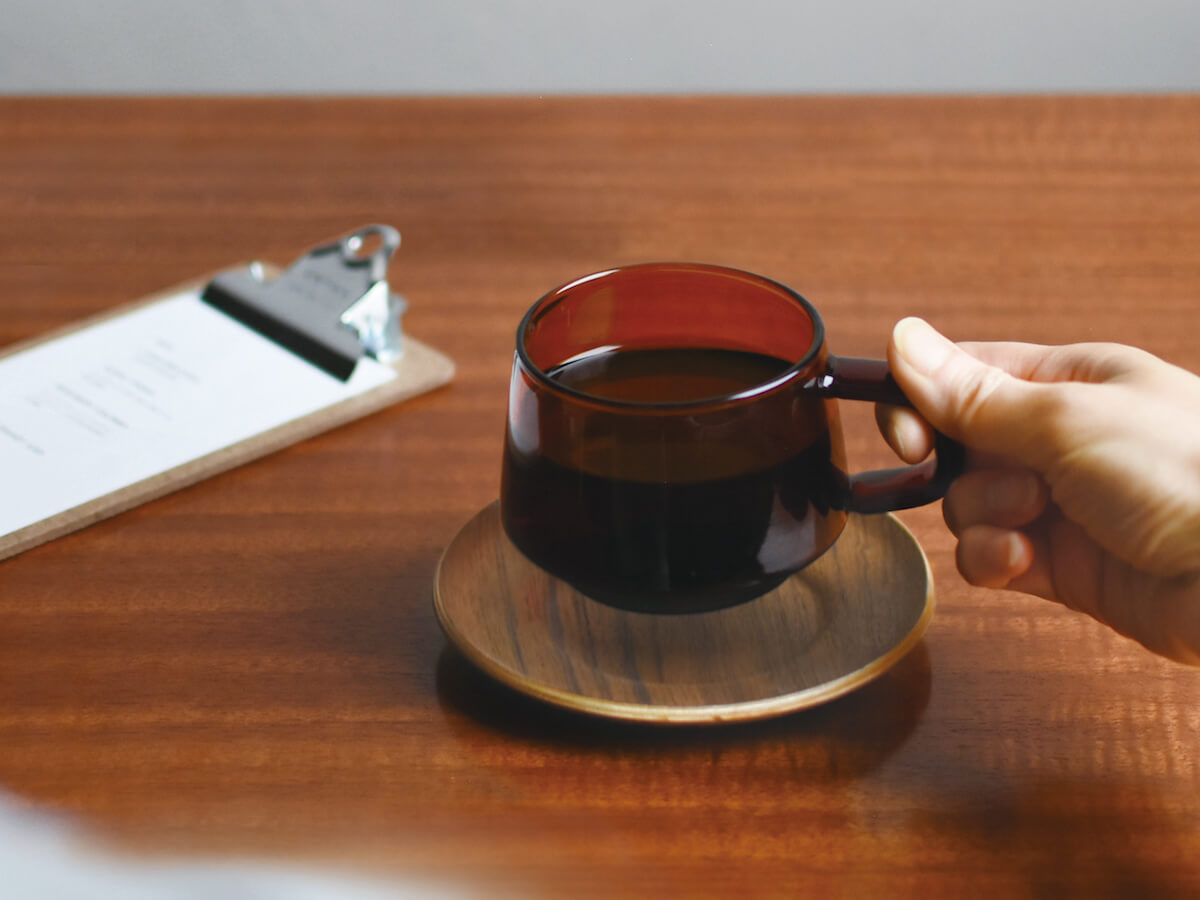 Kinto | Sepia Cup w. Saucer