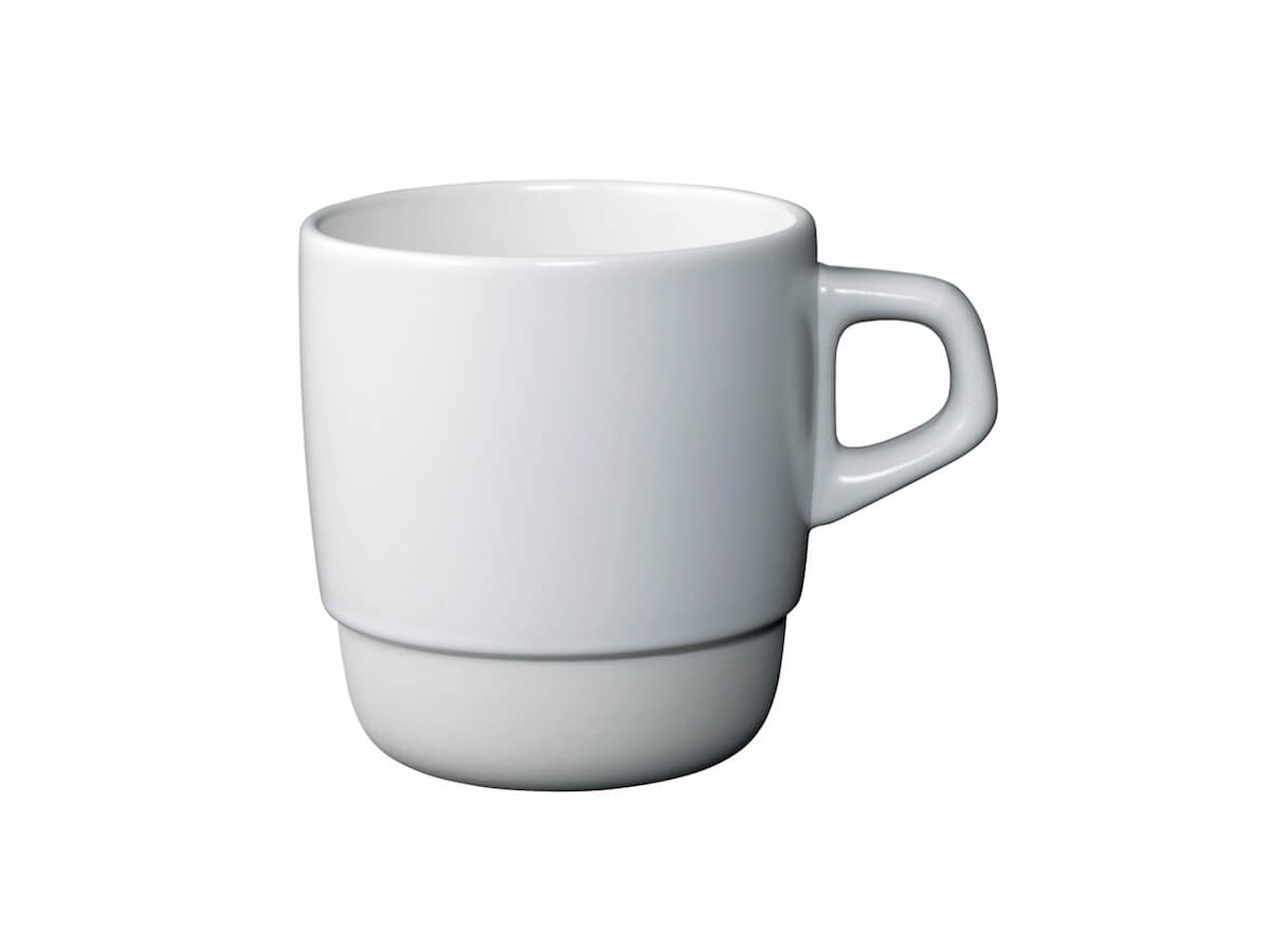 Kinto | Slow Coffee Style Stacking Mug - White - CAFUNE - Serveware - Canada