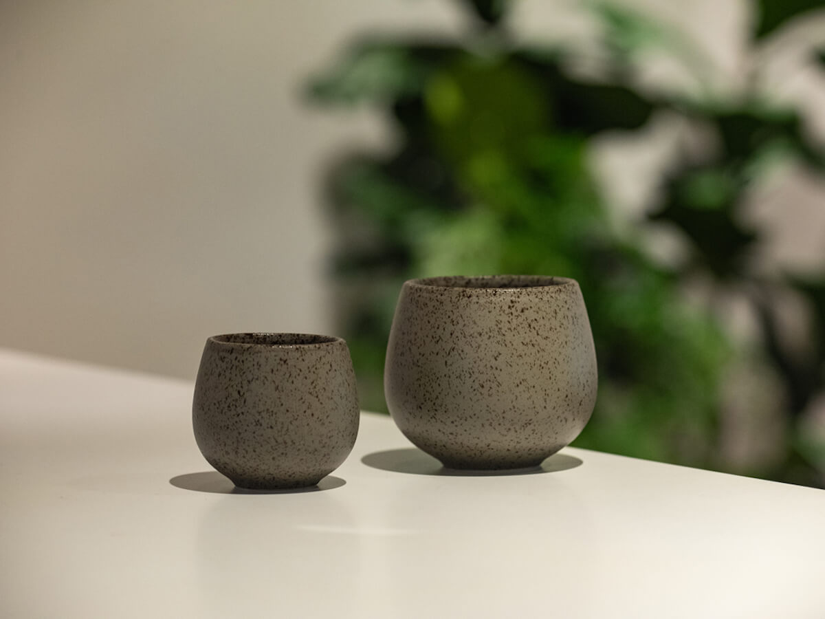 Loveramics | Nutty Tasting Cup - Granite