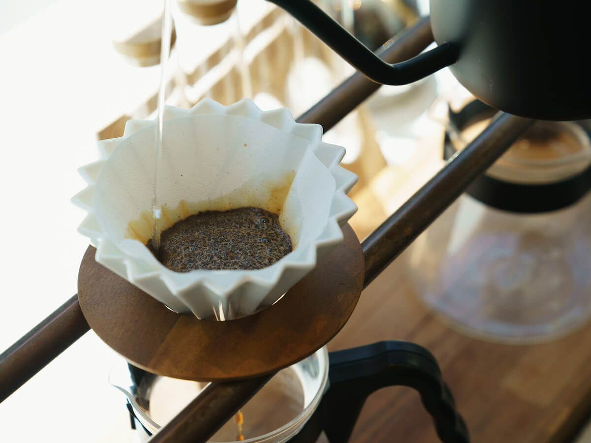 Origami | Acacia Wood Dripper Support