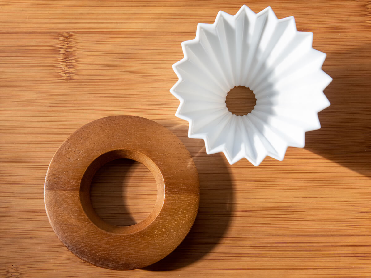 Origami | Acacia Wood Dripper Support