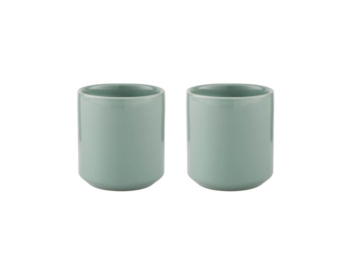 Stelton | Core Thermo Cups - Dusty Green - 2pcs - CAFUNE - Serveware - Canada
