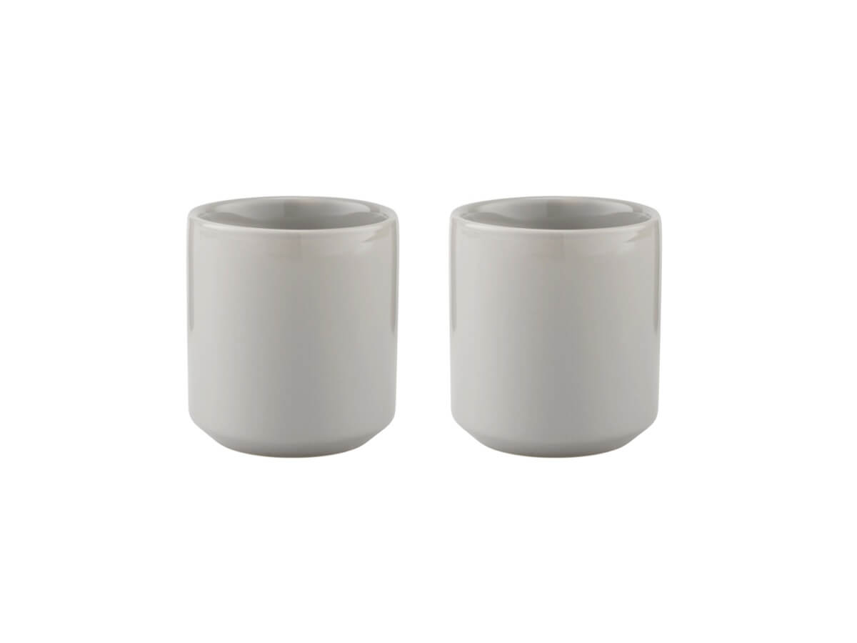 Stelton | Core Thermo Cups - Light Grey - 2pcs - CAFUNE - Serveware - Canada