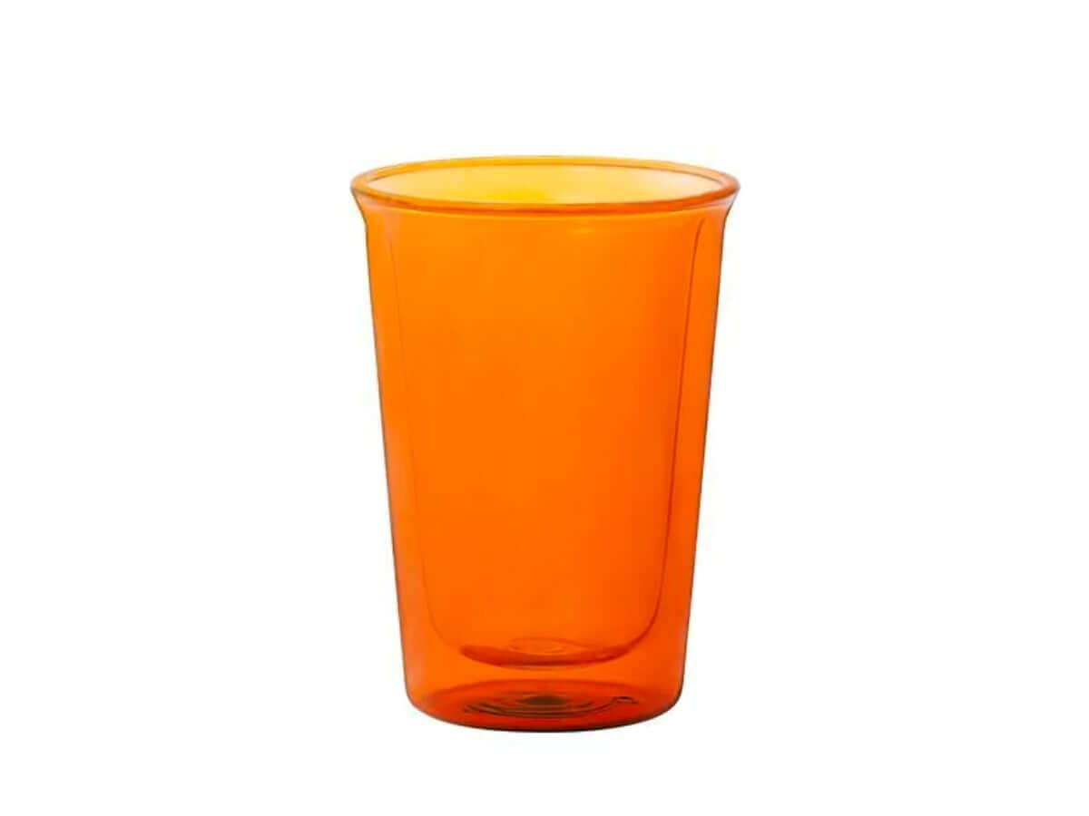 Kinto | Cast Amber Double Wall Glass