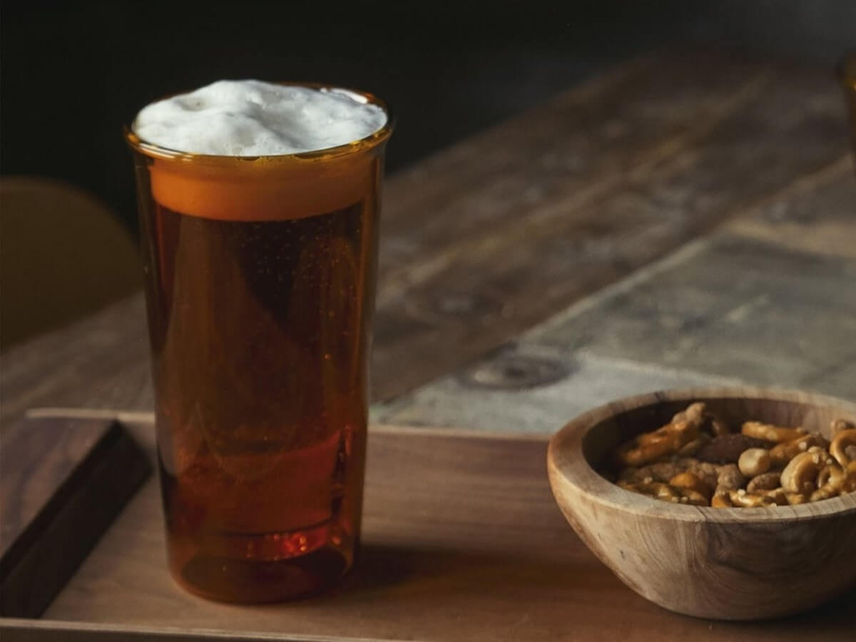 Kinto | Cast Amber Glass