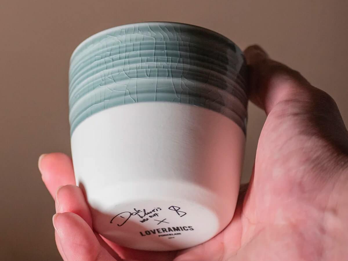Loveramics | Dale Harris &#39;Champions Signature&#39; 200ml Cappuccino Cup
