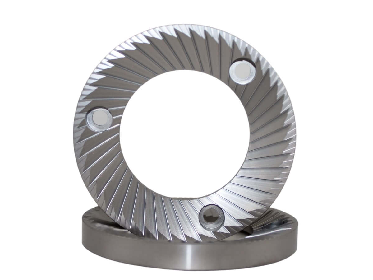 SSP Flat Burrs Silver Knight 64mm-