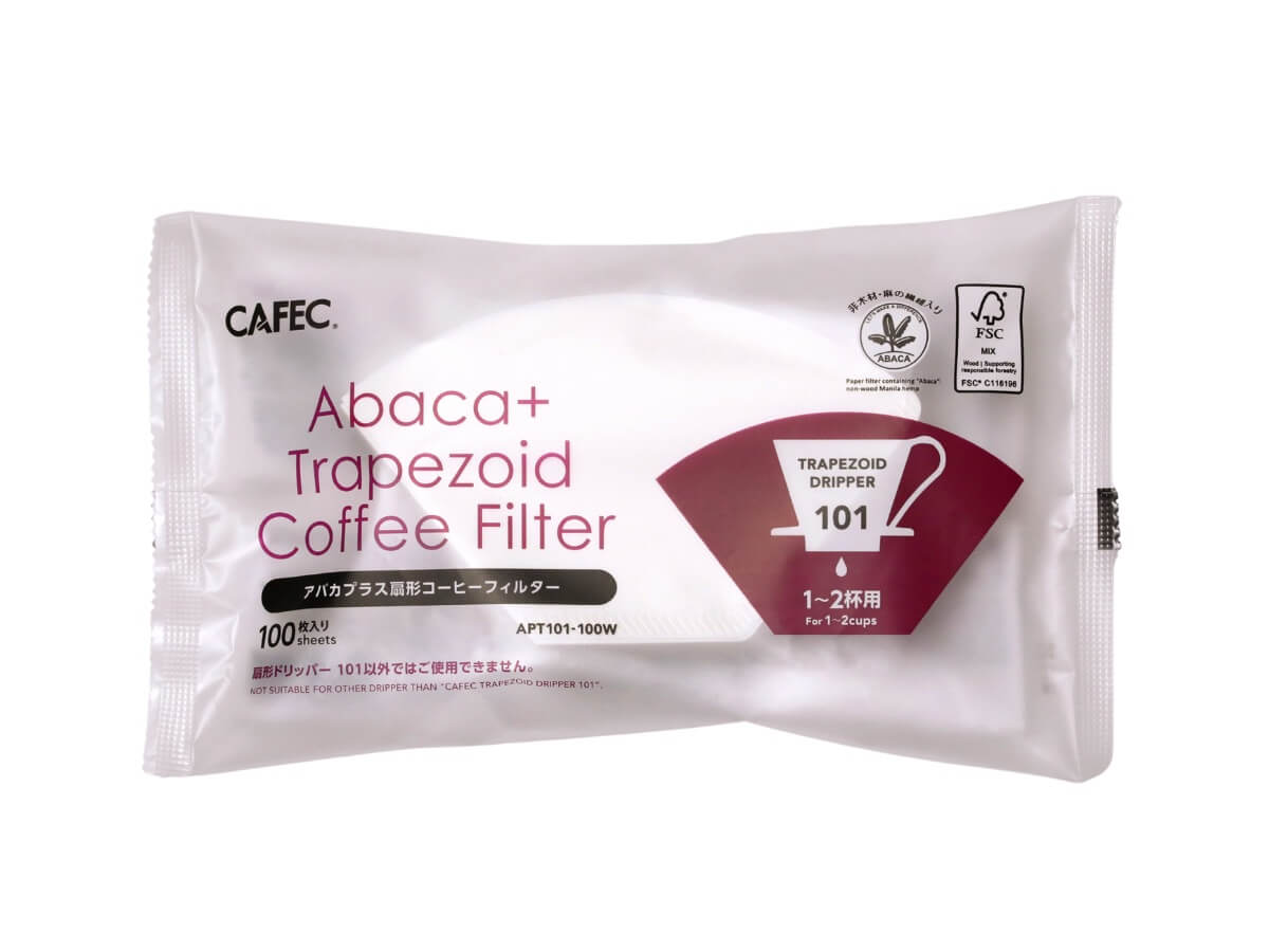 CAFEC | Abaca+ Trapezoid Coffee Paper Filters (100pk)