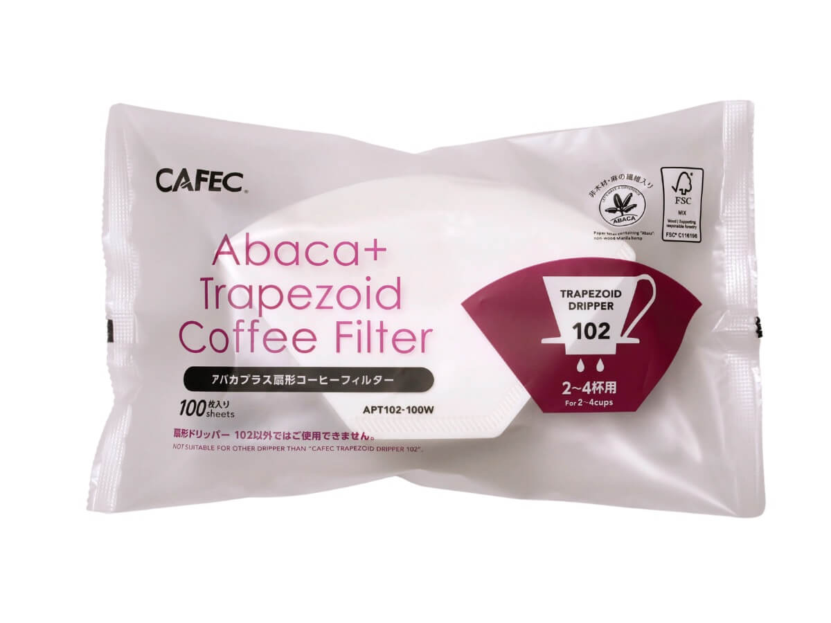 CAFEC | Abaca+ Trapezoid Coffee Paper Filters (100pk)