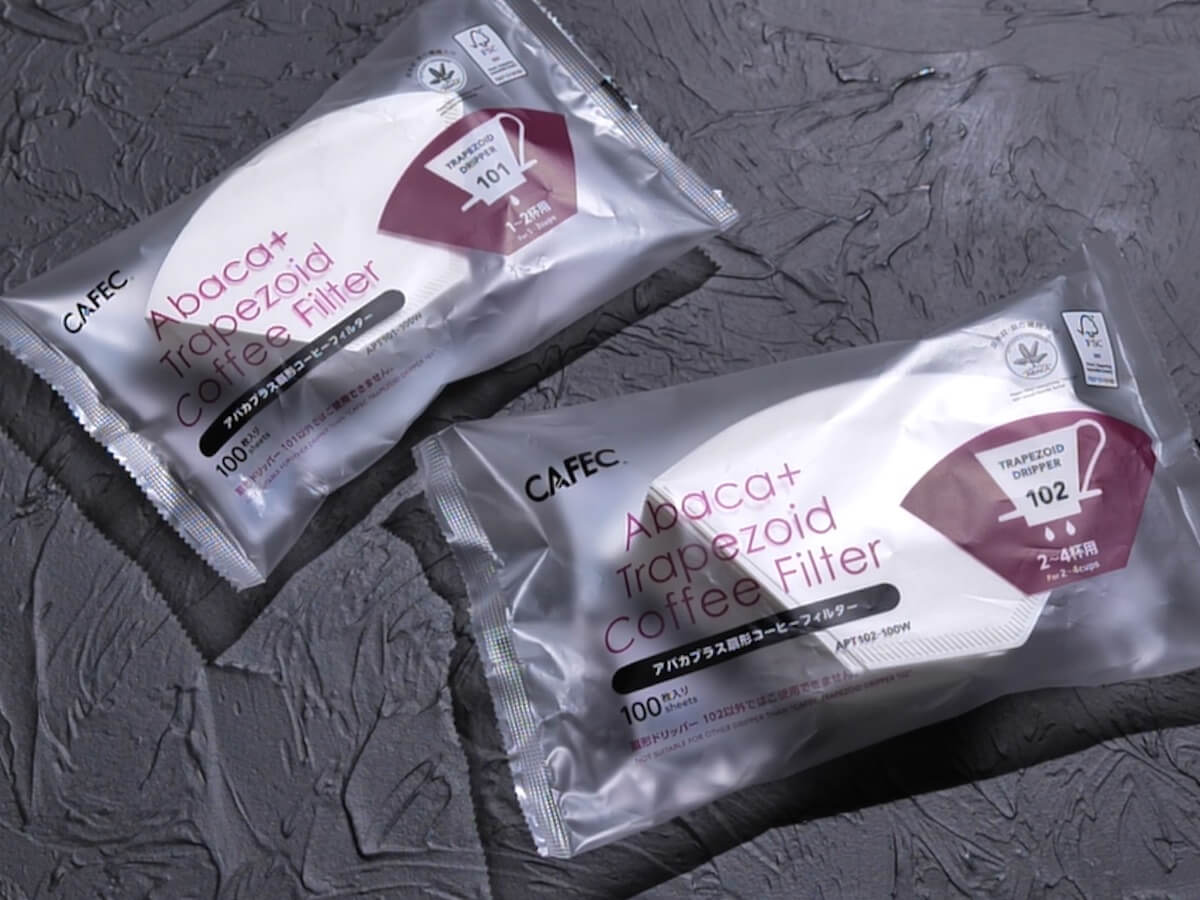 CAFEC | Abaca+ Trapezoid Coffee Paper Filters (100pk)