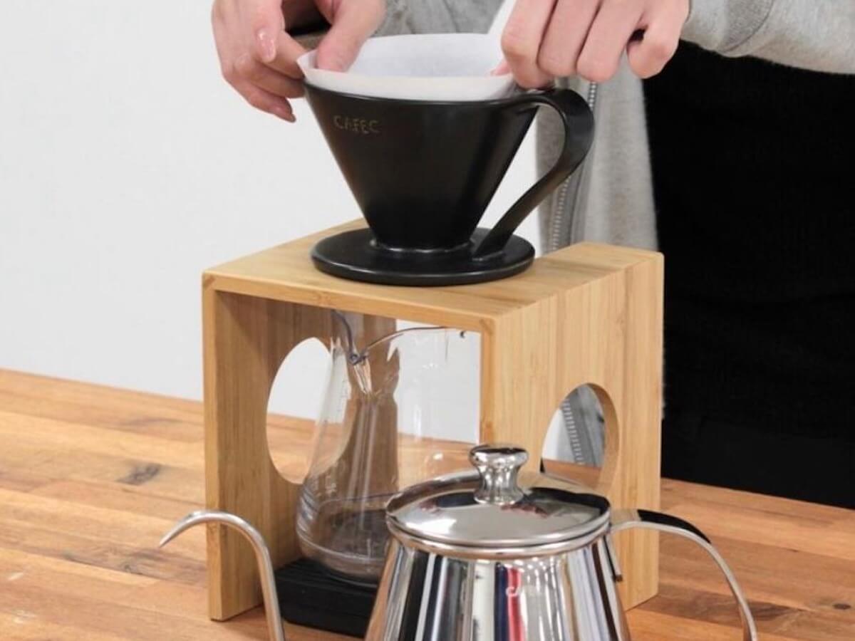 CAFEC | Bamboo Pour Over Holder