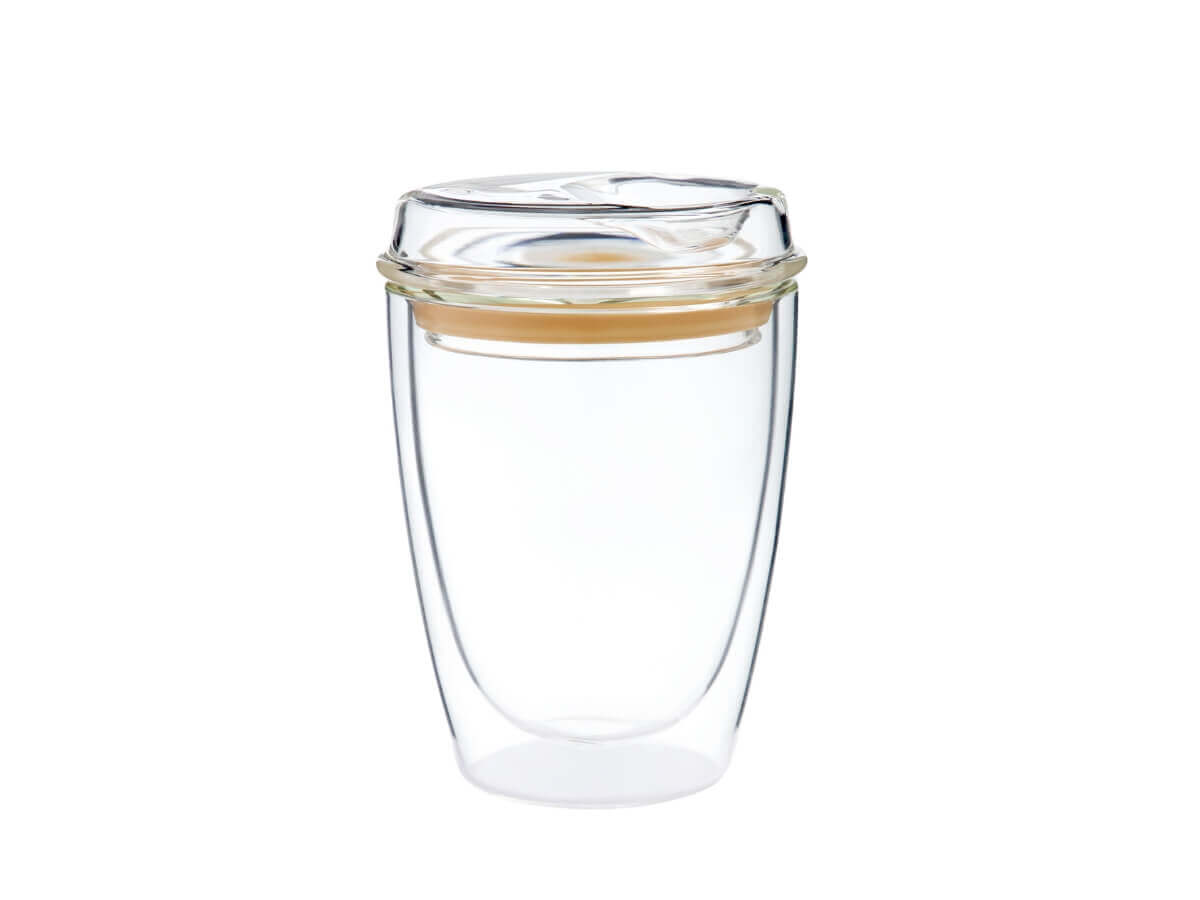 Good Cuppa | Double Wall Glass Takeaway Cup - 8oz