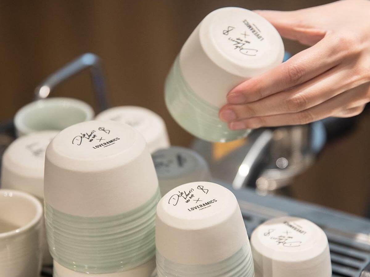 Loveramics | Dale Harris &#39;Champions Signature&#39; 150ml Flat White Cup