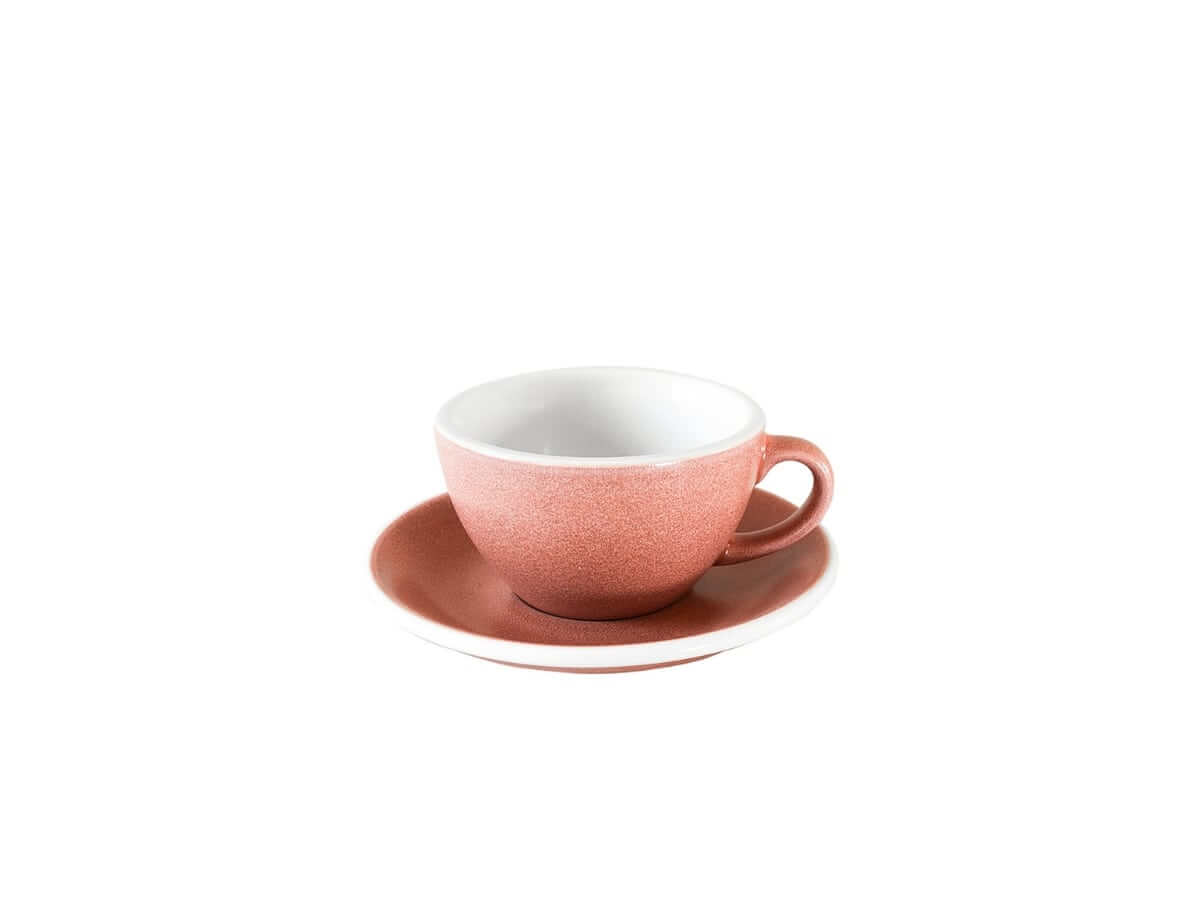 Loveramics | Egg 150ml Flat White Cup &amp; Saucer - Mineral Colours