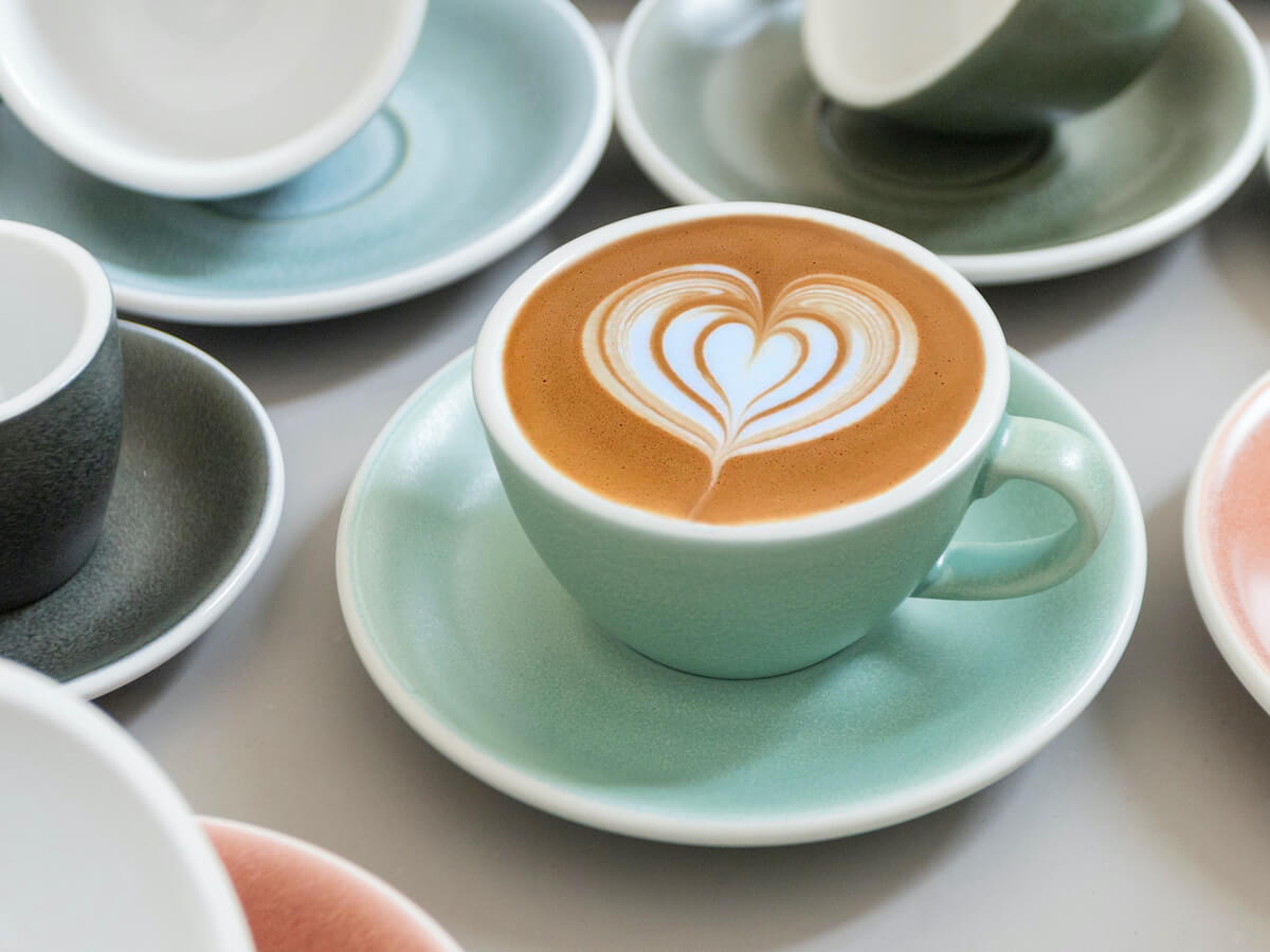 Loveramics | Egg 250ml Cappuccino Cup & Saucer - Mineral Colours