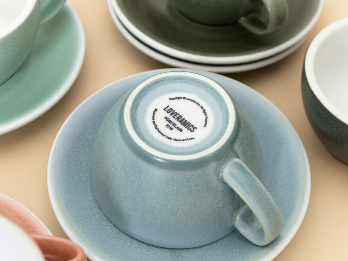 Loveramics | Egg 200ml Cappuccino Cup &amp; Saucer - Mineral Colours