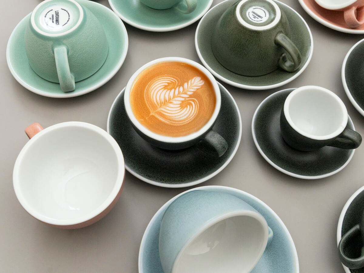 Loveramics | Egg 300ml Latte Cup & Saucer - Mineral Colours