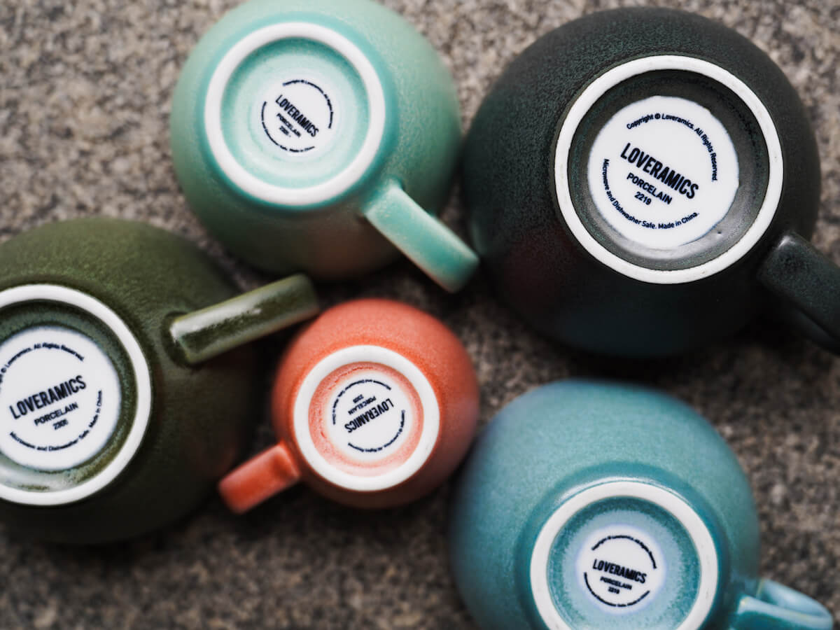 Loveramics | Egg 300ml Latte Cup &amp; Saucer - Mineral Colours