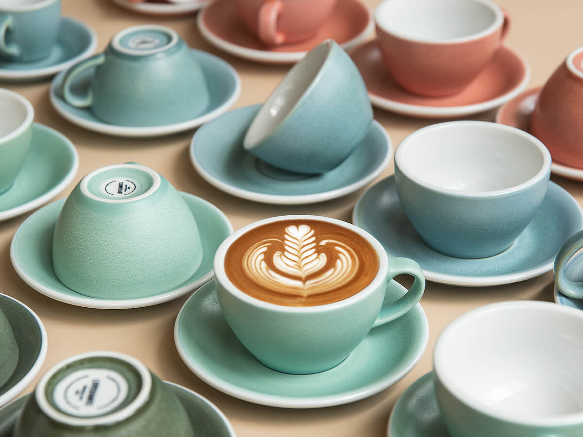 Loveramics | Egg 200ml Cappuccino Cup & Saucer - Mineral Colours