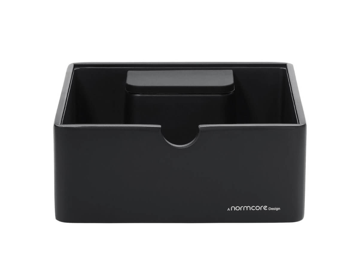 Normcore Espresso Knock Box in Acciaio Inox S, Bianco Normcore Espresso Knock Box in Acciaio Inox S, Bianco