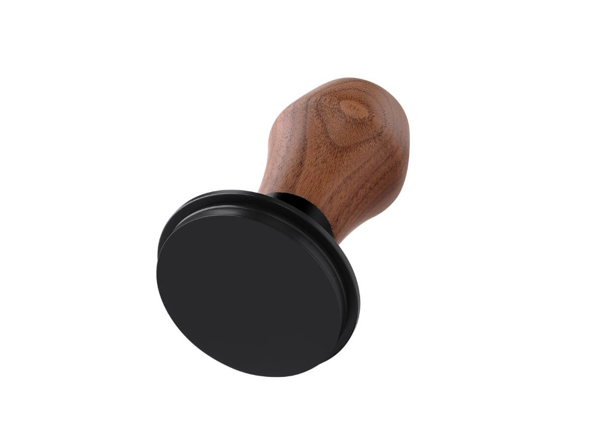 Normcore | Spring Loaded Tamper V4 - Walnut Handle & Titanium PVD Coating