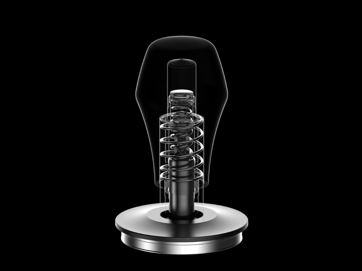 Normcore | Spring Loaded Tamper V4.1 - Walnut Handle & Titanium PVD Coating