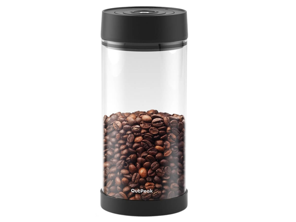 OutPeak | Smart Electric Vacuum Coffee Canister - Glass