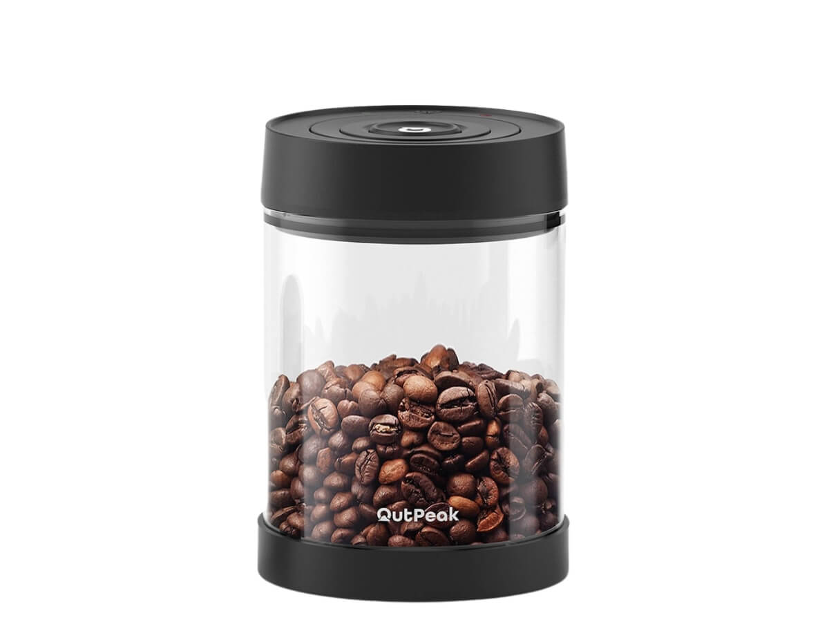 OutPeak | Smart Electric Vacuum Coffee Canister - Glass