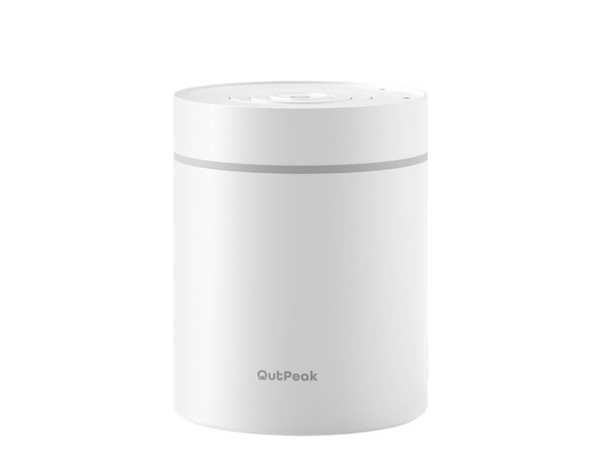 OutPeak | Smart Electric Vacuum Coffee Canister - Pearl White