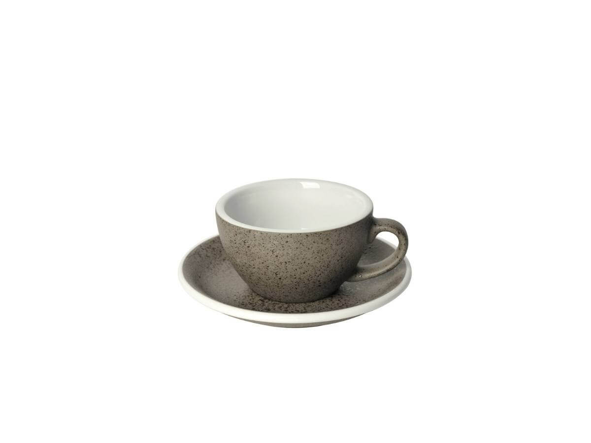 Loveramics | Egg 150ml Flat White Cup &amp; Saucer - Potters Colours