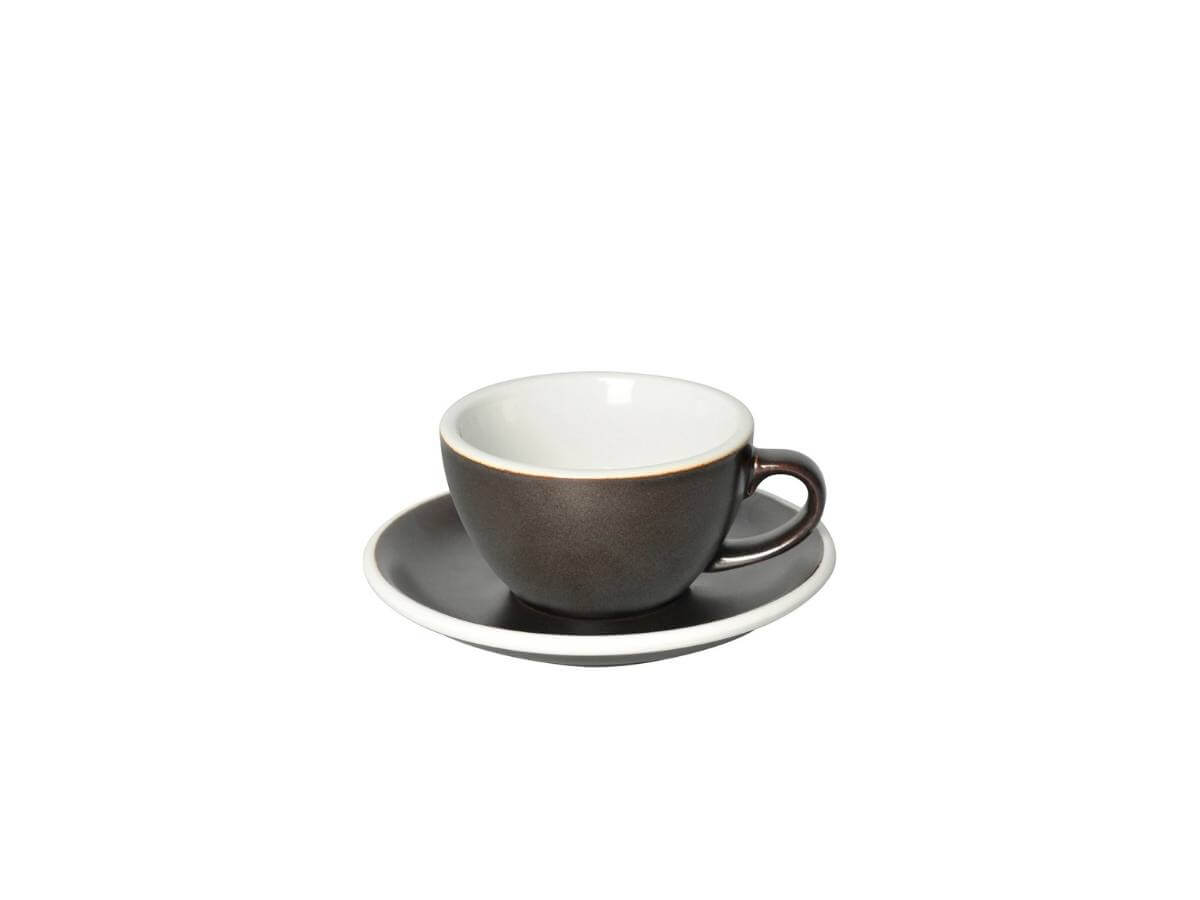 Loveramics | Egg 150ml Flat White Cup & Saucer - Potters Colours