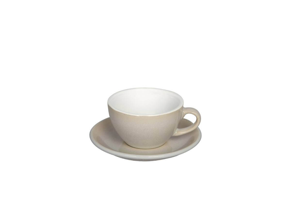 Loveramics | Egg 150ml Flat White Cup &amp; Saucer - Potters Colours