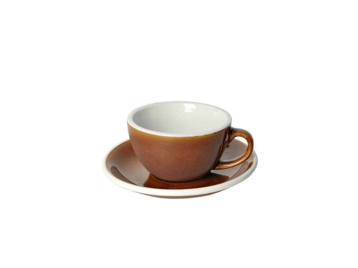 Loveramics | Egg 200ml Cappuccino Cup & Saucer - Potters Colours