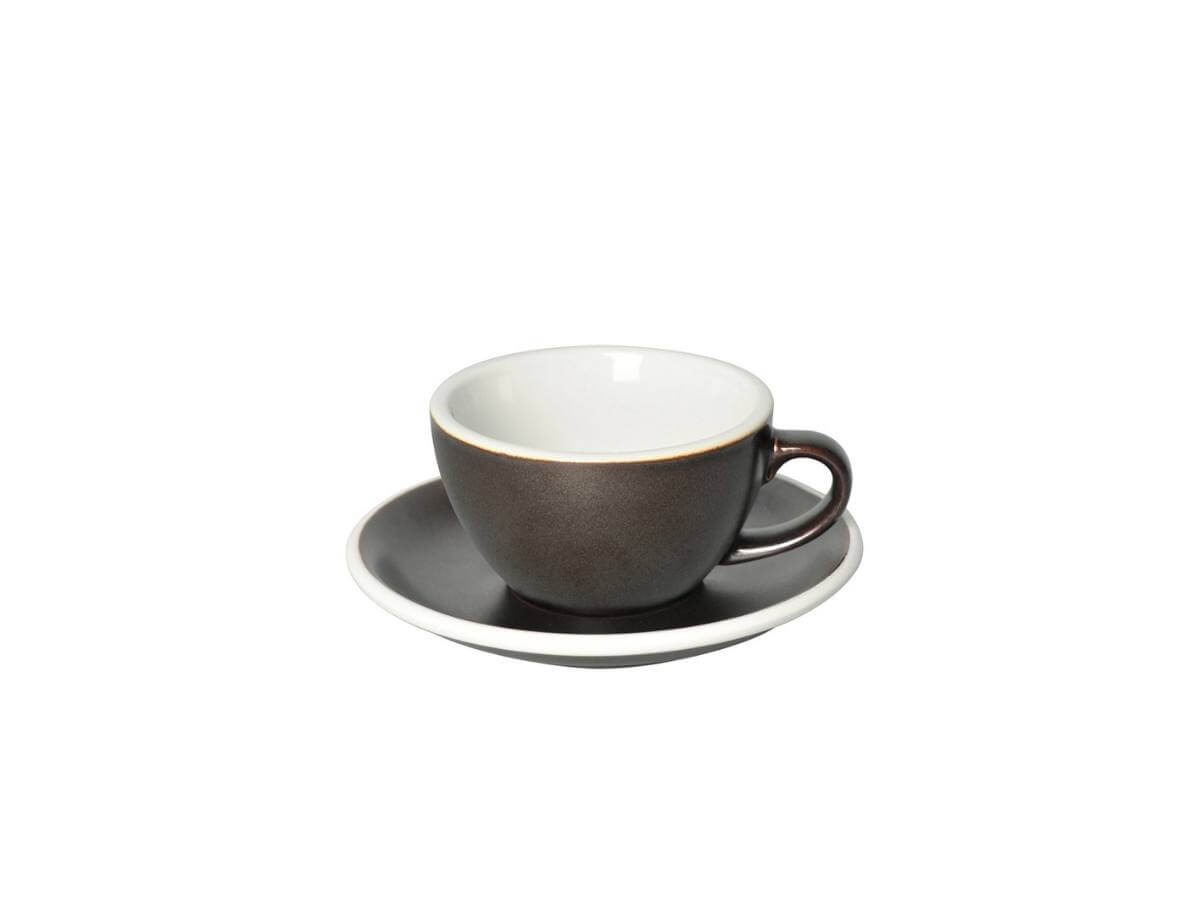 Loveramics | Egg 200ml Cappuccino Cup & Saucer - Potters Colours