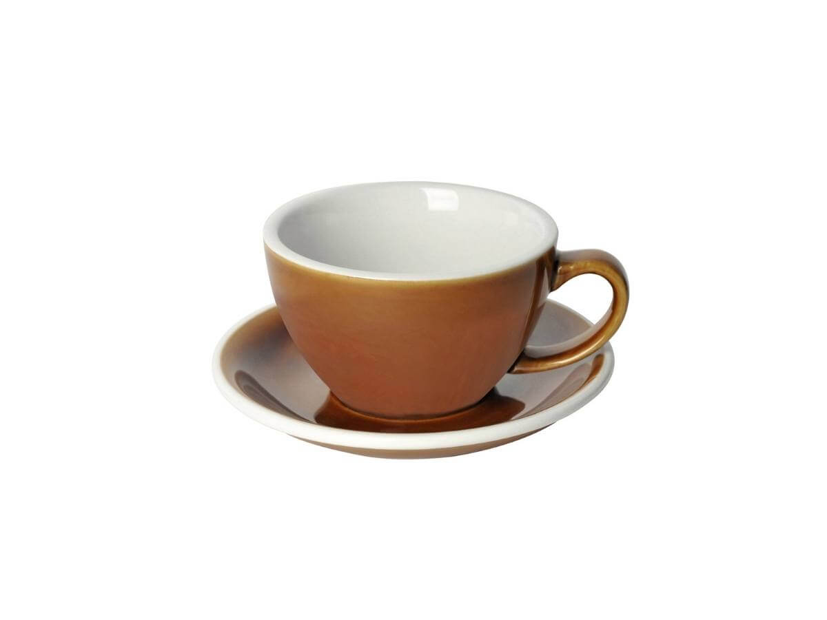 Loveramics | Egg 300ml Latte Cup & Saucer - Potters Colours
