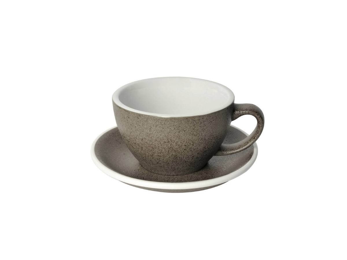 Loveramics | Egg 300ml Latte Cup &amp; Saucer - Potters Colours