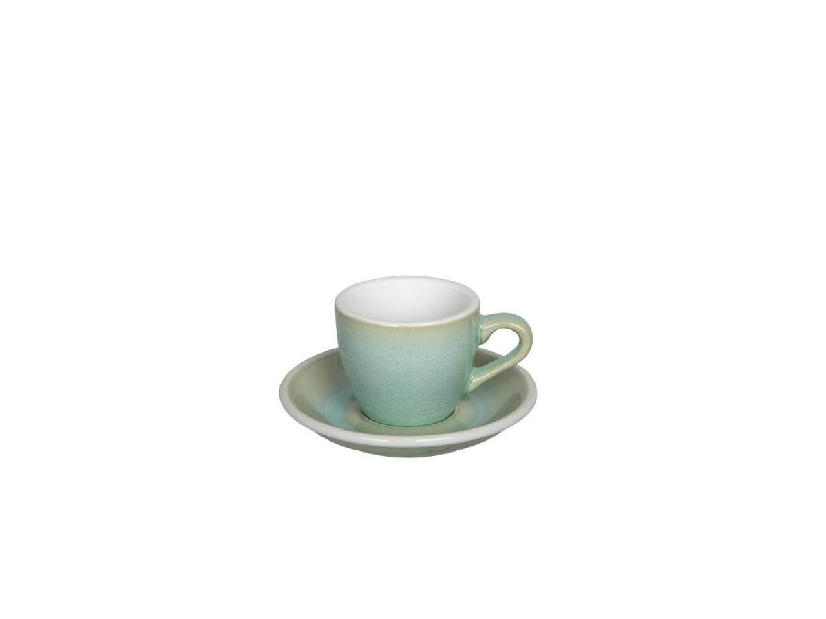 Loveramics | Egg 80ml Espresso Cup & Saucer - Potters Colours